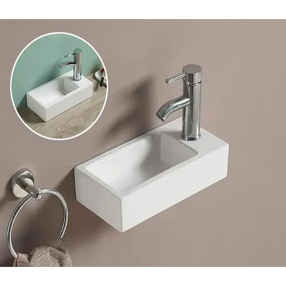 Умывальник подвесной, накладной прямоугольный CeramaLux 9272