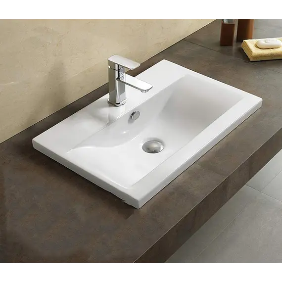 Раковина врезная прямоугольная CeramaLux 9393