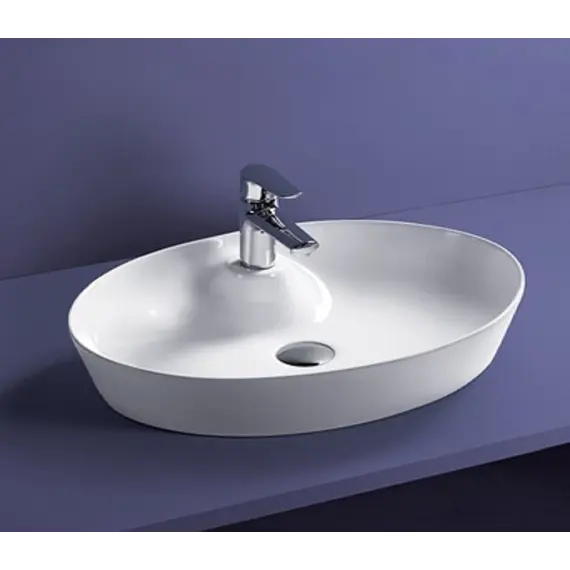Раковина накладная овальная CeramaLux 9436