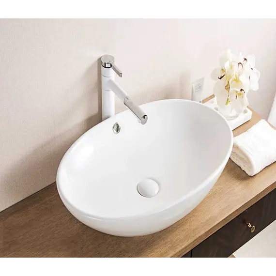 Умывальник овальный CeramaLux D1104