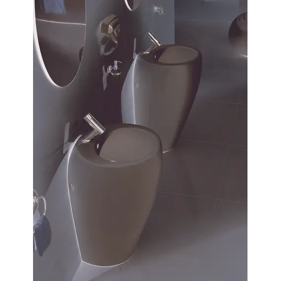 Раковина напольная круглая  CeramaLux 1001