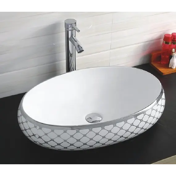 Раковина накладная овальная CeramaLux NC 262