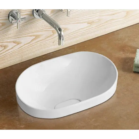 Раковина врезная овальная  CeramaLux 5006С
