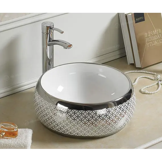 Раковина накладная овальная CeramaLux 5004