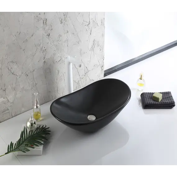 Раковина накладная овальная CeramaLux 7811