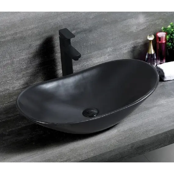 Раковина накладная овальная CeramaLux 7811