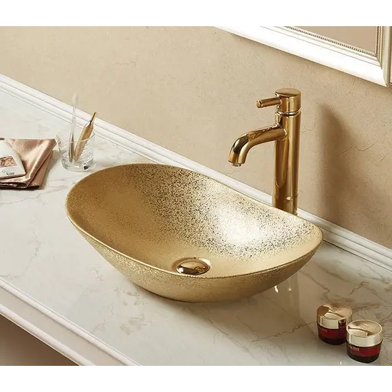 Раковина накладная овальная CeramaLux 7811