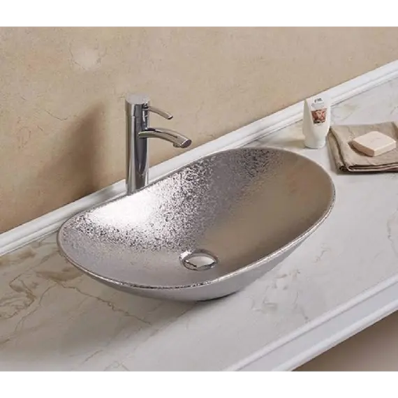 Раковина накладная овальная CeramaLux 7811