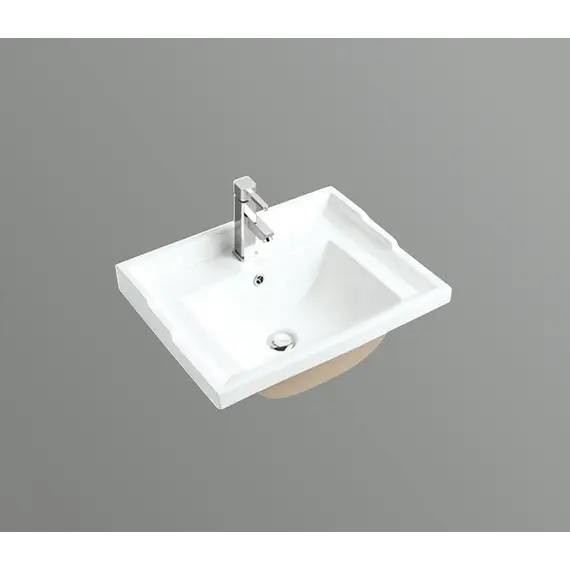 Раковина врезная прямоугольная CeramaLux NYJ840