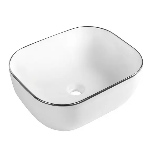 Раковина накладная прямоугольная CeramaLux LuxeLine  D1302H