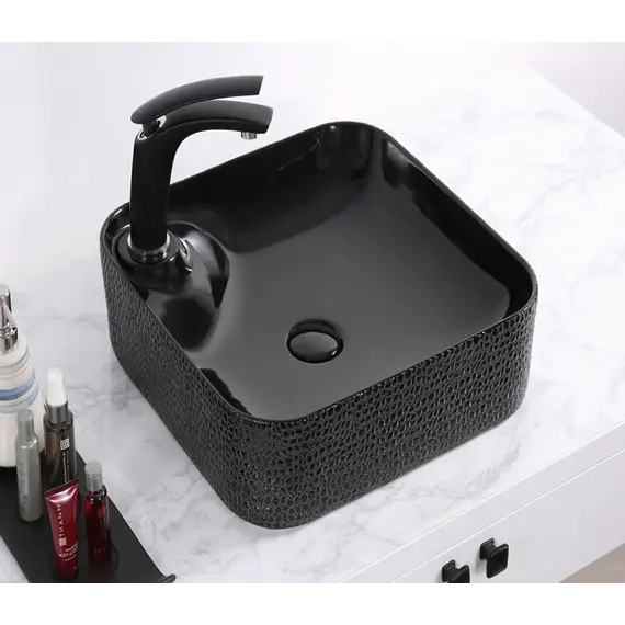 Раковина накладная прямоугольная CeramaLux LuxeLine D1305H004