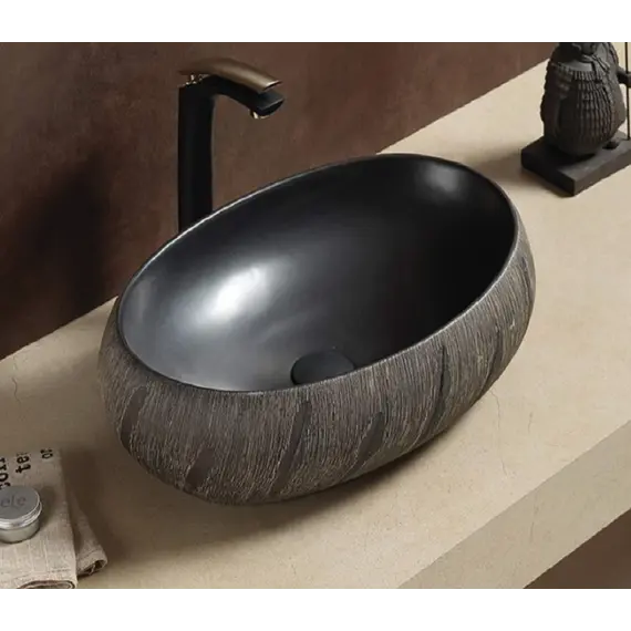 Раковина накладная овальная  CeramaLux  NC J2102