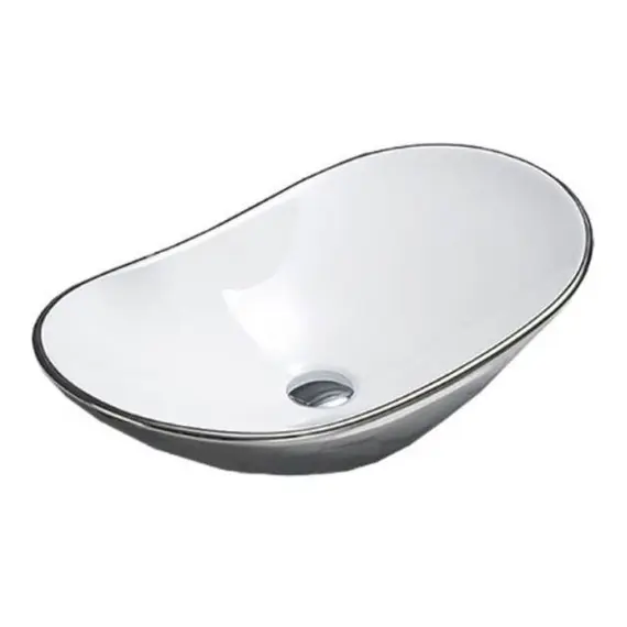 Раковина накладная овальная CeramaLux 7811