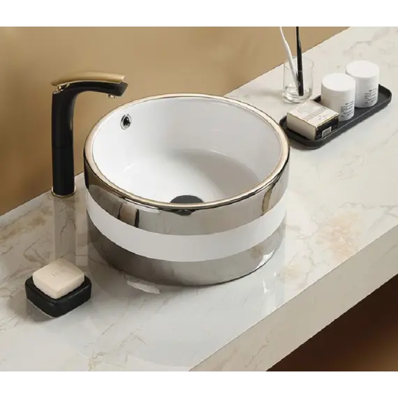 Раковина накладная круглая CeramaLux  NC C1056/C1057