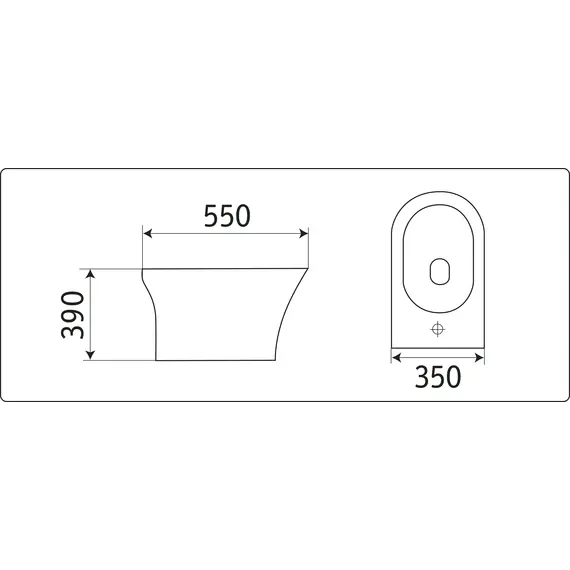 Биде CeramaLux 1217Е
