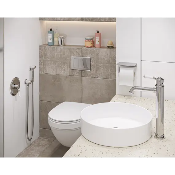 Смеситель встроенный с гигиеническим душем Timo Arisa 5309/00SM