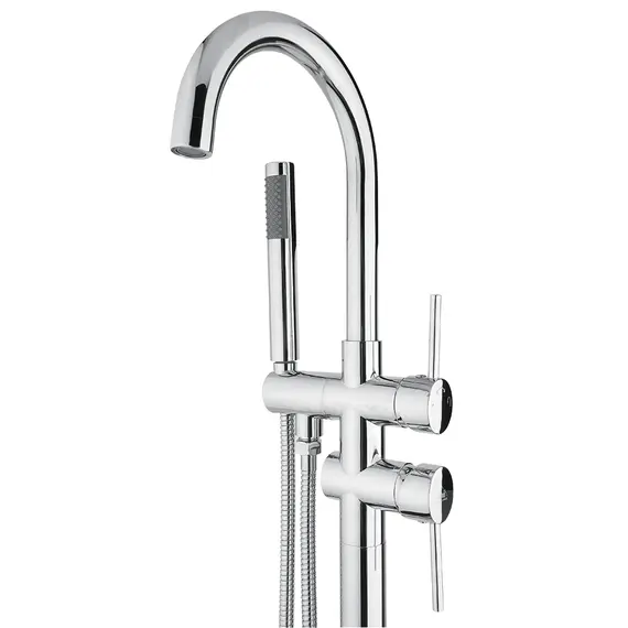 Смеситель напольный для ванны с душем Timo Saona 2300/00Y-CR