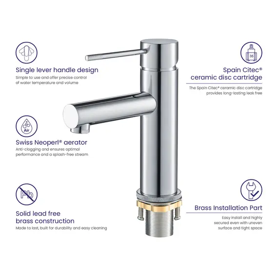 Смеситель для раковины Timo Saona 2361/00F