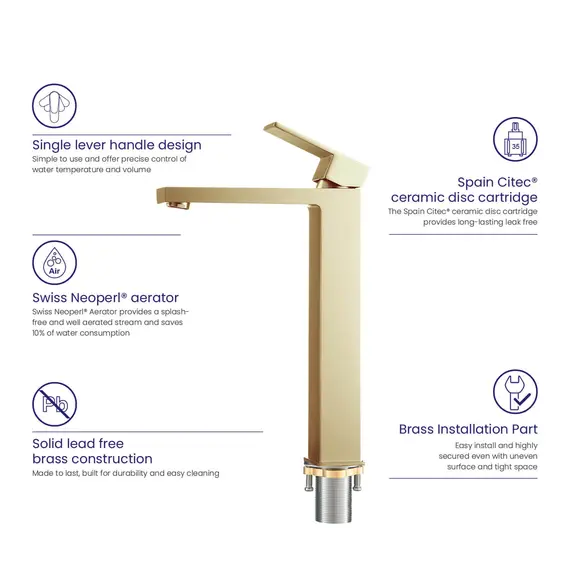 Смеситель для раковины-чаши Timo Selene 3011