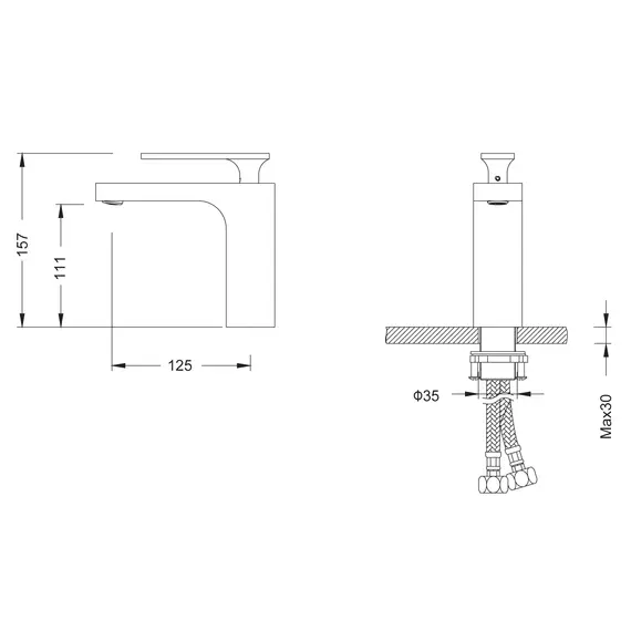 Смеситель для раковины Timo Torne 4361/00F