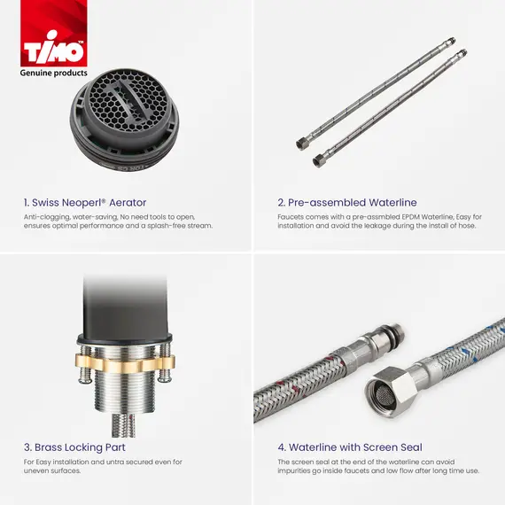 Смеситель для раковины Timo Briana 7161/00F