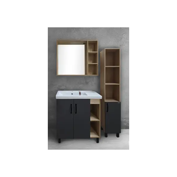 Тумба напольная Grossman ФЛАЙ-80 дуб сонома/серая