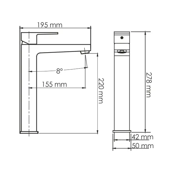 Смеситель для умывальника WasserKRAFT Abens 2003H