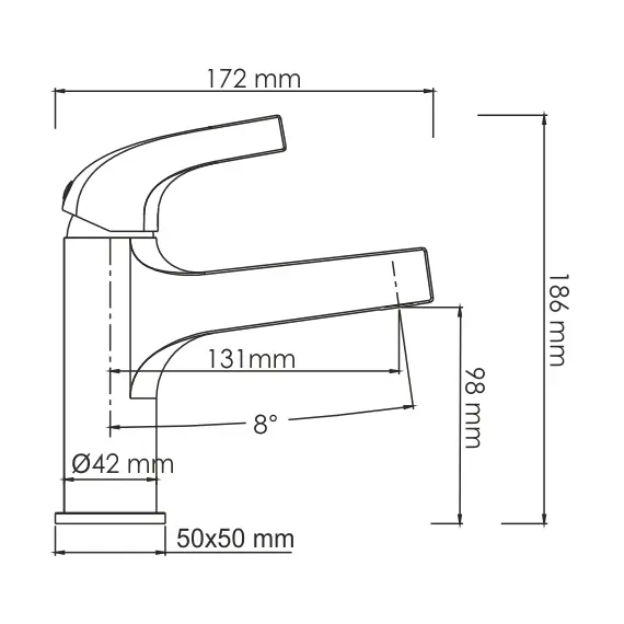 Смеситель  для умывальника WasserKRAFT Sauer 7103