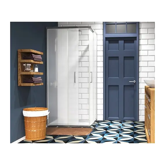 Душевой уголок квадратный WasserKRAFT Main 41S03 Matt glass 90х90 матовое стекло