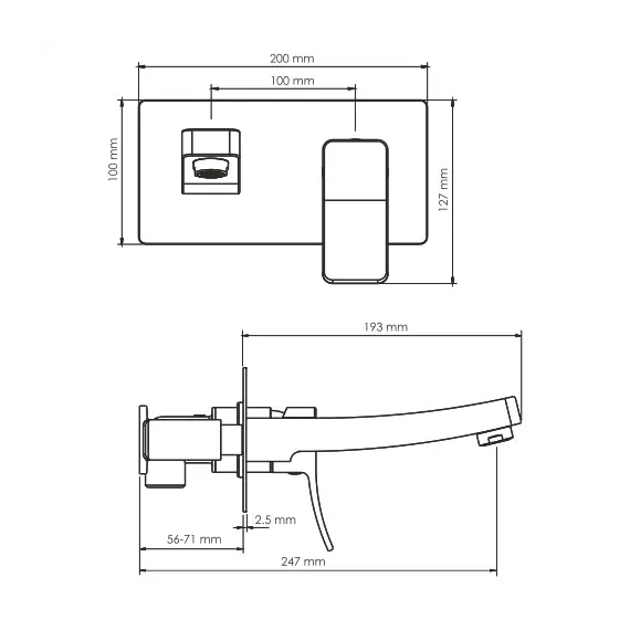 Смеситель для умывальника WasserKRAFT Aller 1060 10630
