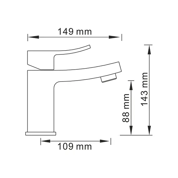 Смеситель для умывальника WasserKRAFT Aller 1060WHITE 1063W
