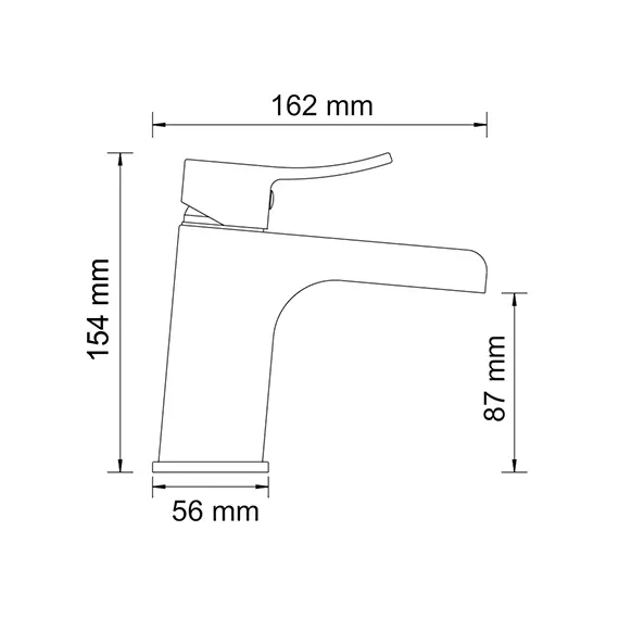 Каскадный смеситель для умывальника WasserKRAFT Aller 1060 1069