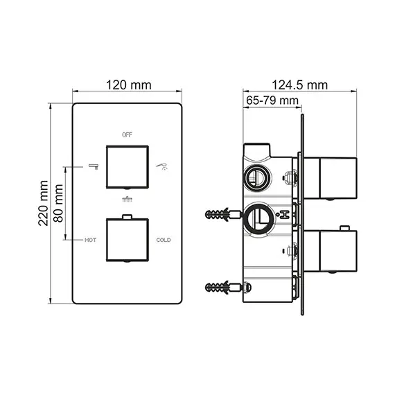Смеситель для душа WasserKRAFT Alme 1500 1544