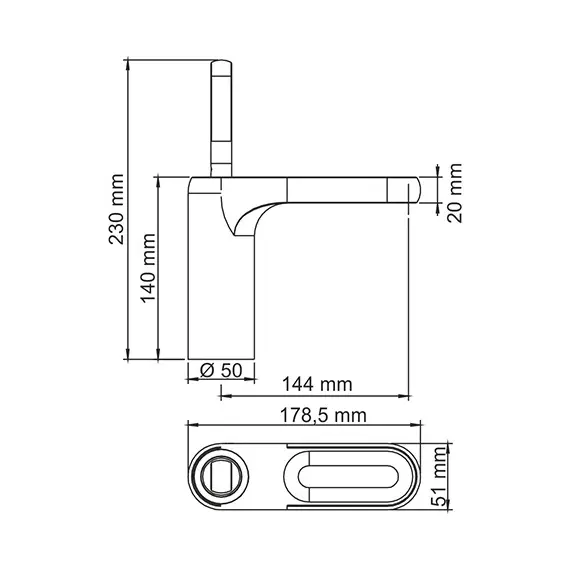 Смеситель для умывальника WasserKRAFT Kammel 1800 1803