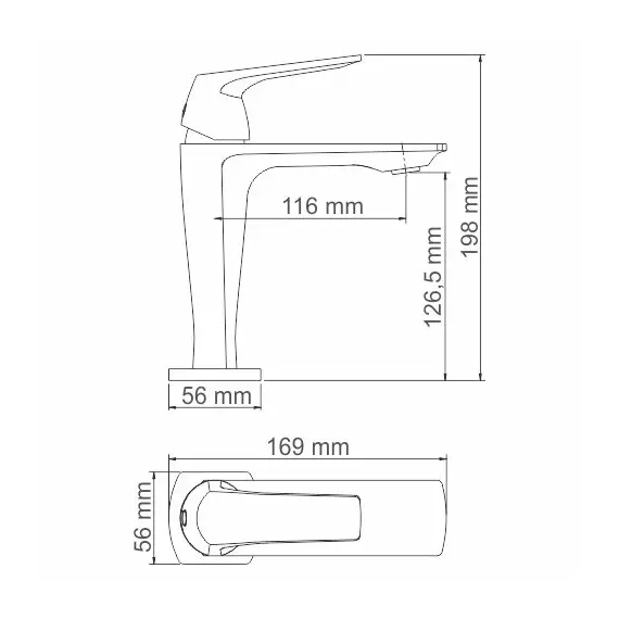 Смеситель для умывальник WasserKRAFT Neime 1900 1903