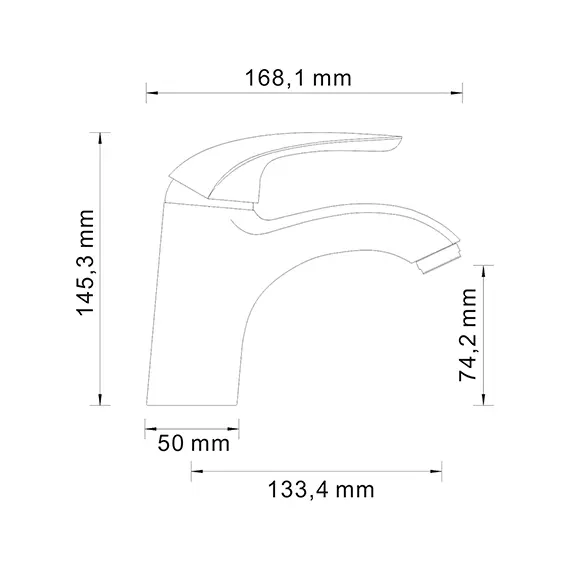 Смеситель  для умывальника WasserKRAFT Rossel 2800 2803