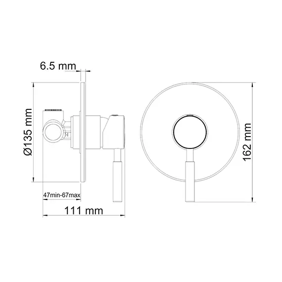 Смеситель  для душа WasserKRAFT Main 4100 4151