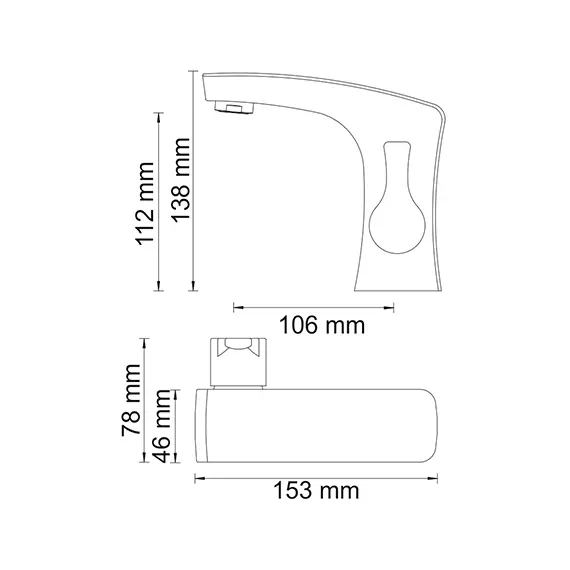 Смеситель для умывальника WasserKRAFT Berkel 4800 4803