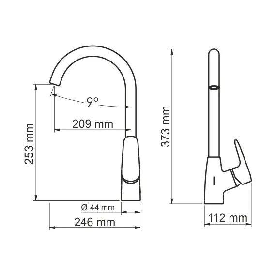 Смеситель для кухни WasserKRAFT Vils 5600 5607