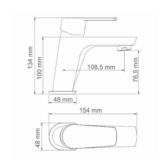 Смеситель WasserKRAFT Dill 6100 6103
