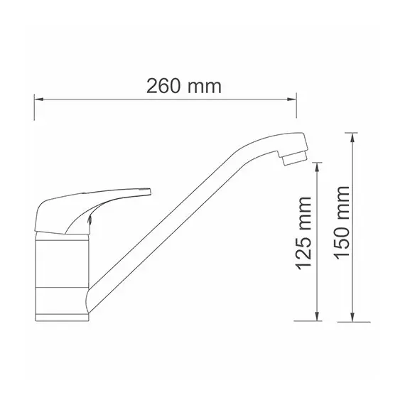 Смеситель для кухни WasserKRAFT 6307