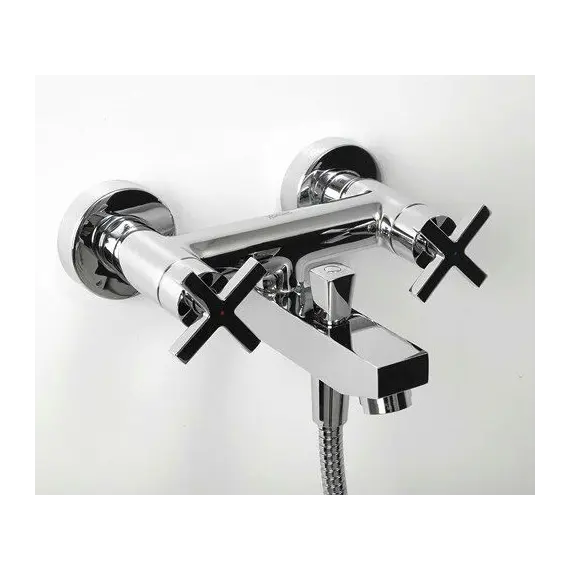 Смеситель для ванны с коротким изливом  WasserKRAFT Weser 7800 7801