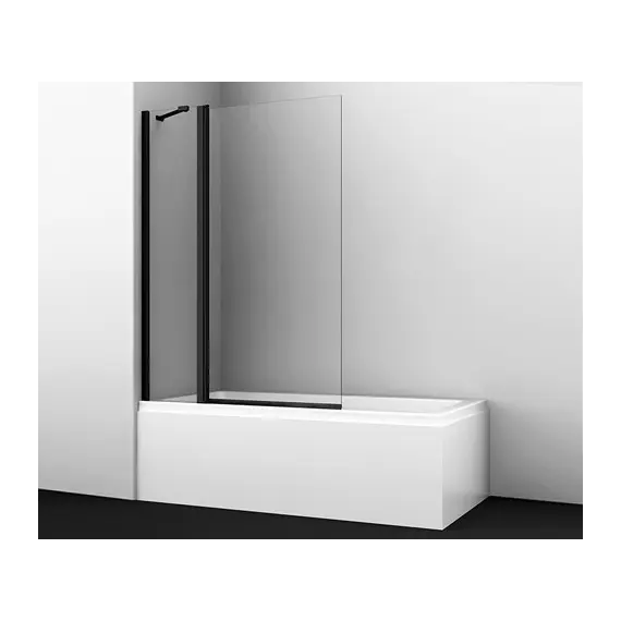 Стеклянная шторка WasserKRAFT Berkel 48P01 прозрачное/черный