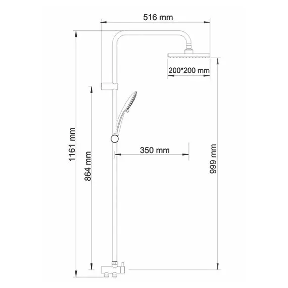 Душевой комплект WasserKRAFT A017