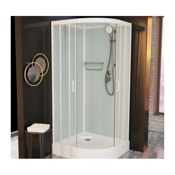 Душевая кабина Frank F408 White  низкий поддон