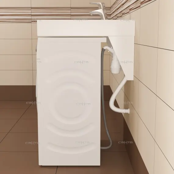 Умывальник над стиральной машиной  СанТа Юпитер с кронштейнами