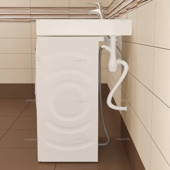 Умывальник над стиральной машиной  СанТа Юпитер с кронштейнами