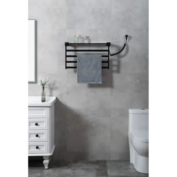 Электрический полотенцесушитель Black&White N-333W/B