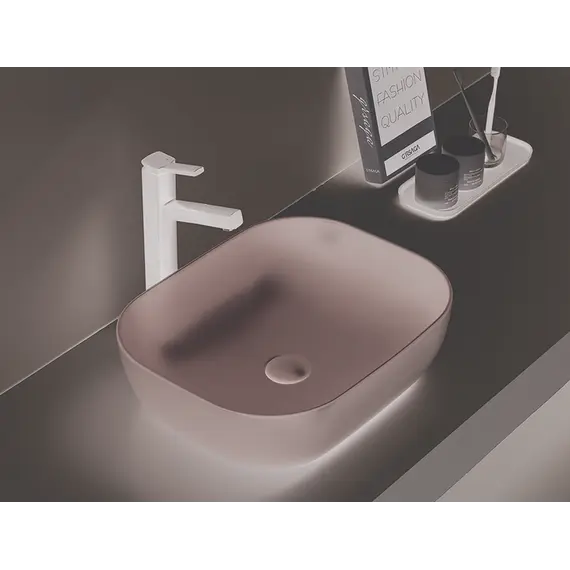 Раковина для ванной накладная прямоугольная CeramaLux 78104