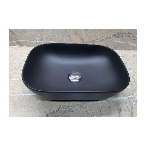 Раковина для ванной накладная прямоугольная CeramaLux 78105MB